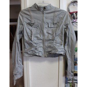 "refuge" grey jacket